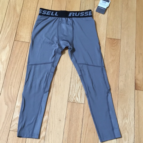 russell boys compression pants